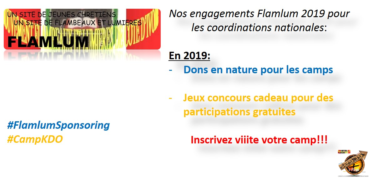 Flamlum sponsorise les activités des flambeaux et Lumières